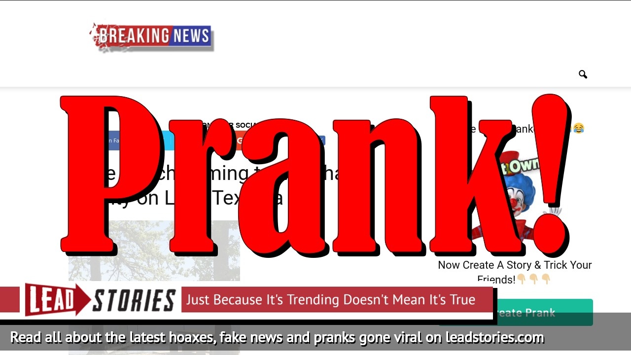 Fake News: Nude Beach NOT Coming to Marshall County on Lake Texoma | Lead Stories