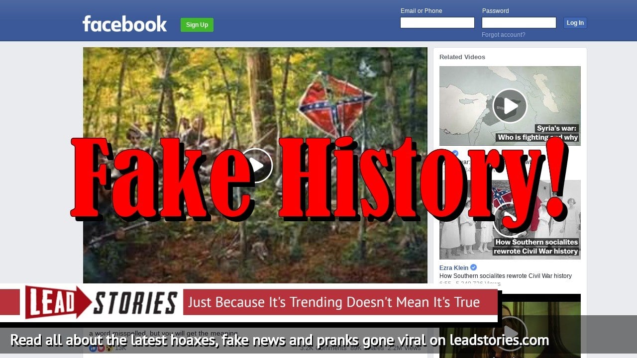 Fake News: The American Civil War Did NOT Start Because Of The Morrill
