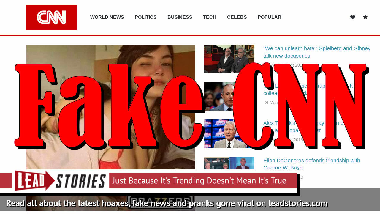 1280px x 720px - Fake News: CNN Did NOT Report Philip Andrei Gancia Became a ...