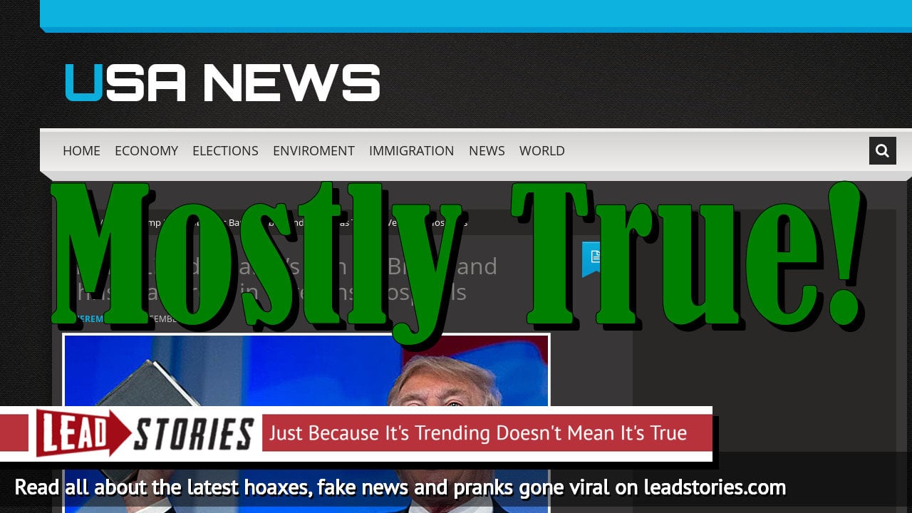 NOT Fake News Claim that Trump Lifted Ban on Bibles and Christmas