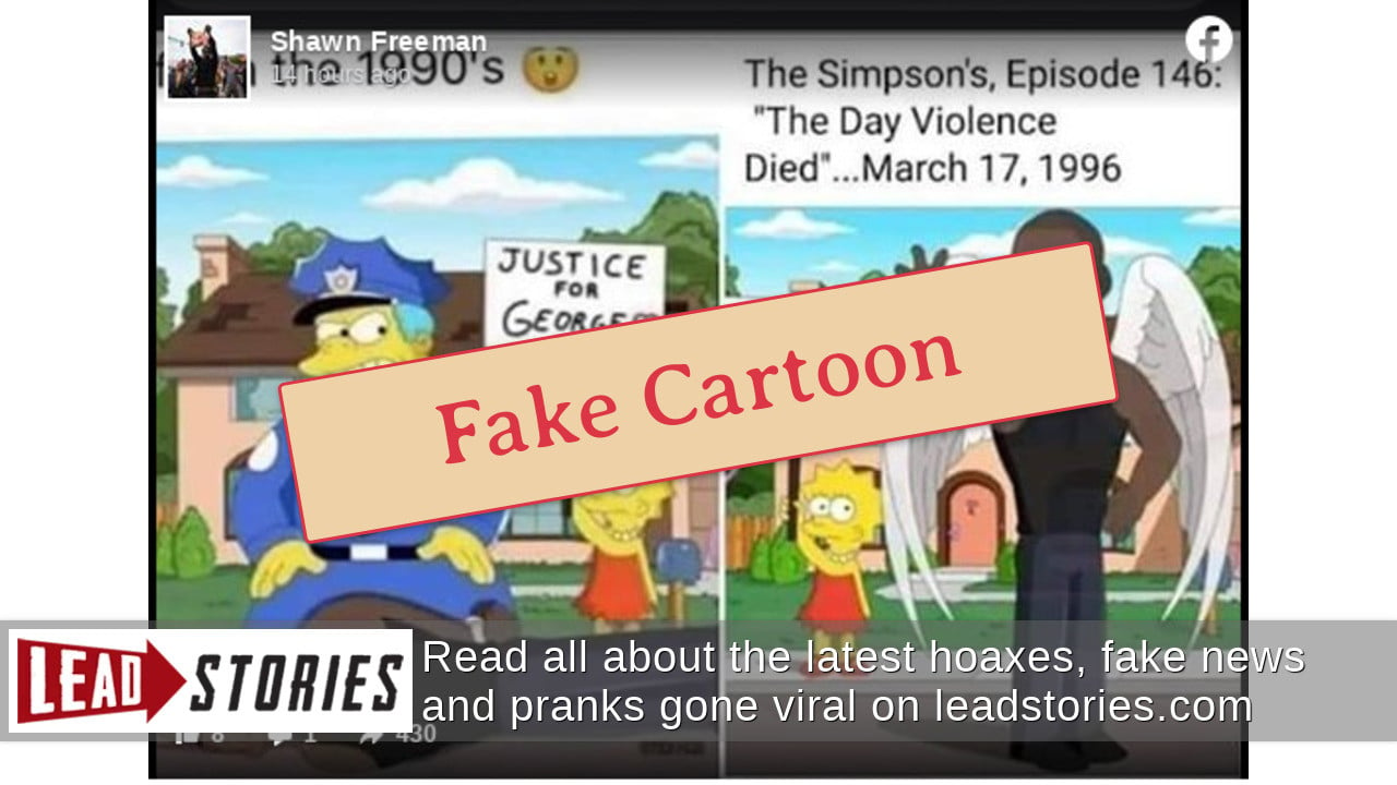 Fact Check The Simpsons Did Not Predict Police Officer Kneeling On George Floyds Neck Lead 9282