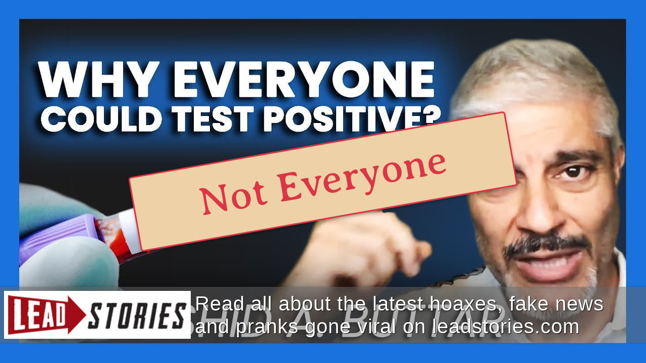 Fact Check: Dr. Rashid Buttar Video Does NOT Prove 'Everyone Could Test ...