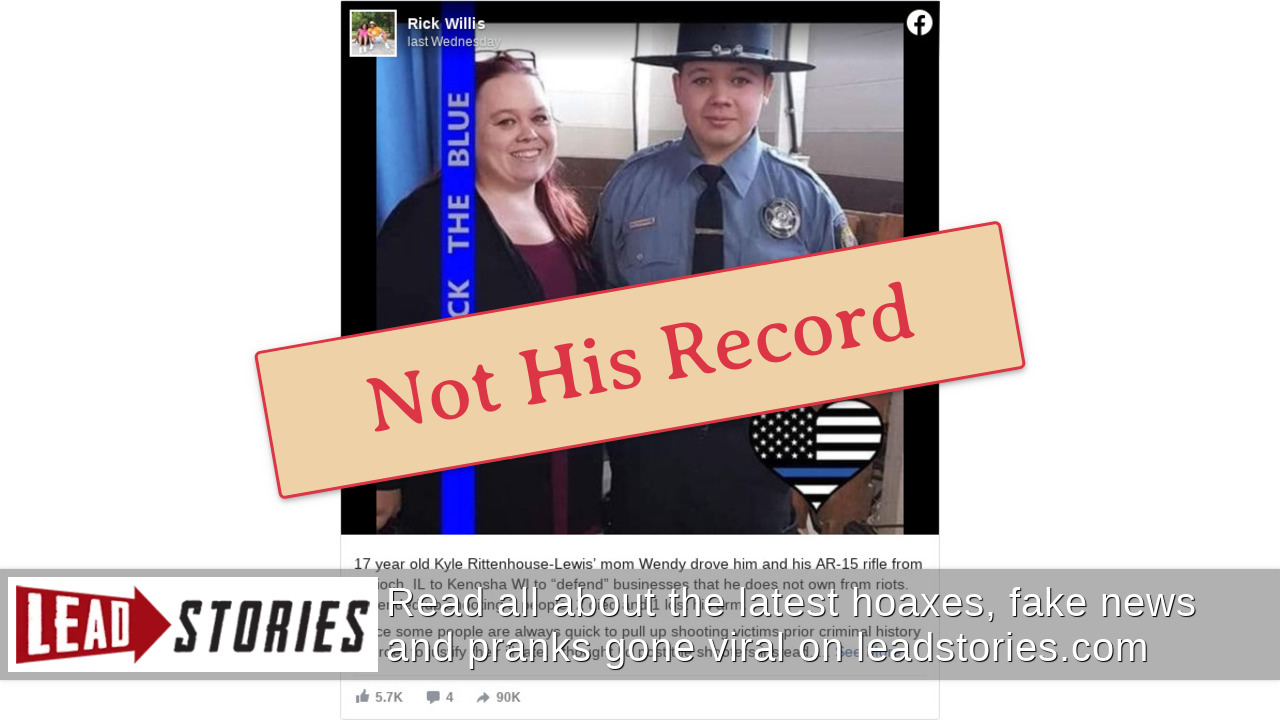 Fact Check: Alleged Kenosha Shooter Kyle Rittenhouse Did ...