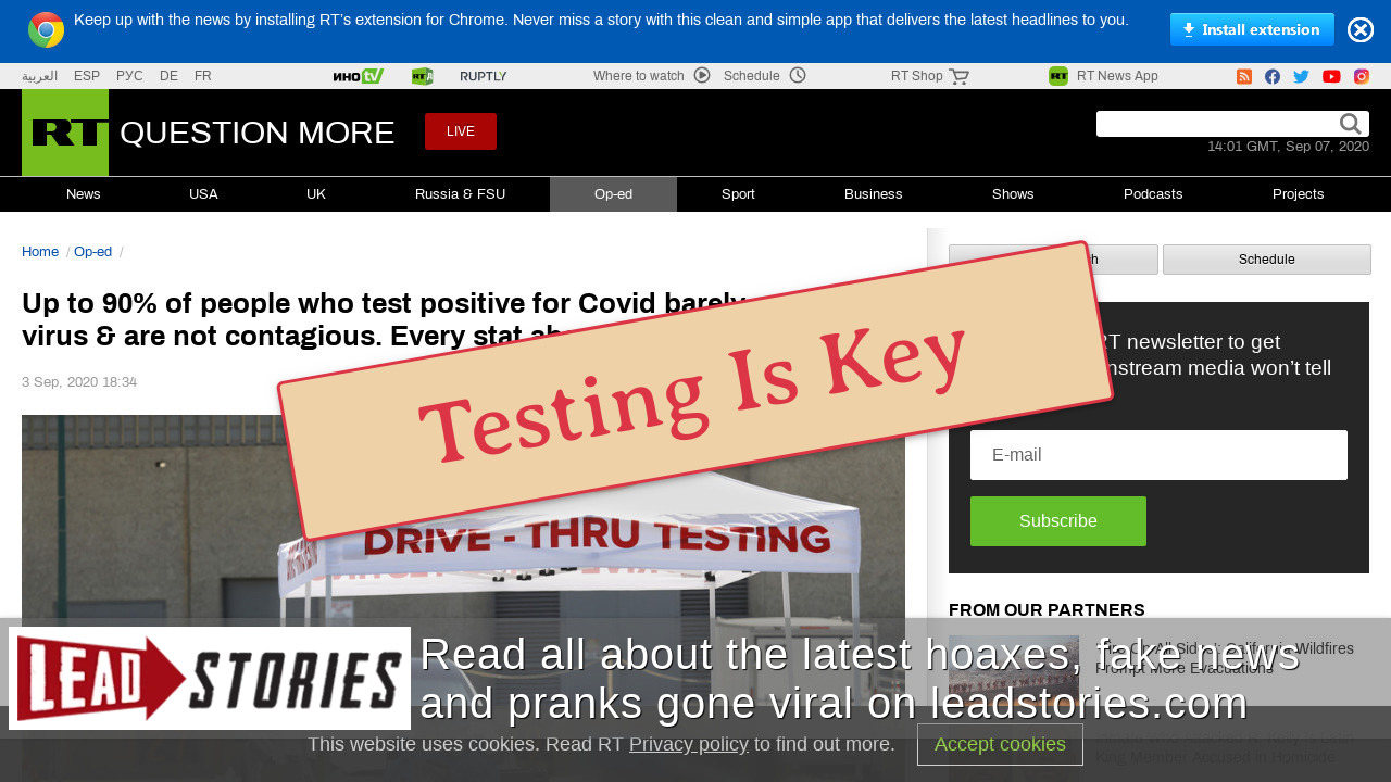 Fact Check Concern Over Testing Does NOT Mean Every Stat About COVID