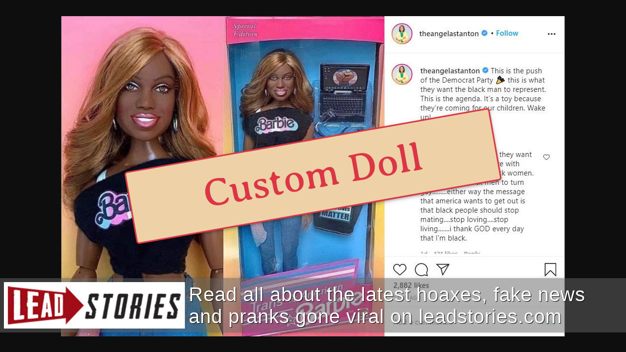 Fact Check A Black Trans Barbie Doll Is Not A Mass Produced Toy