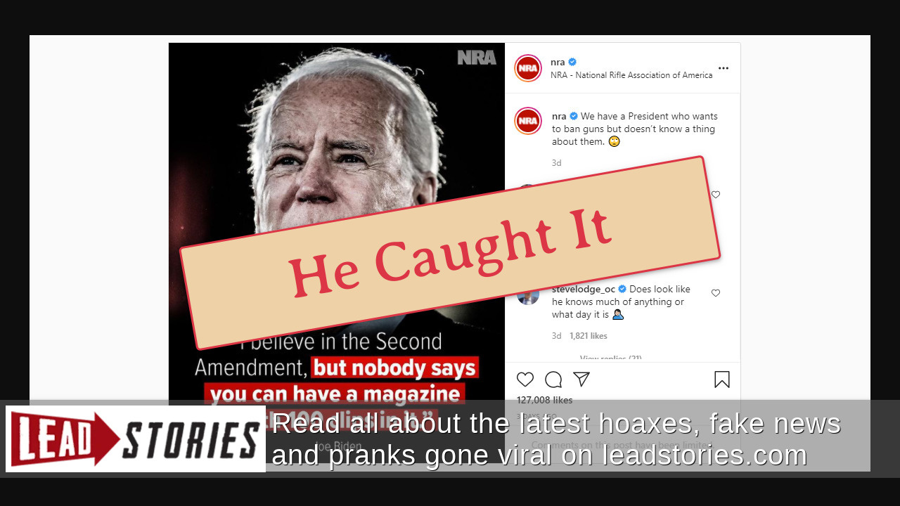 Fact Check Biden Did Refer To Bullets As Clips But He 4472