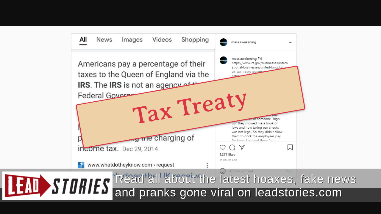 Fact Check: U.S. Citizens Do NOT Pay A Percentage Of Their Taxes To The ...