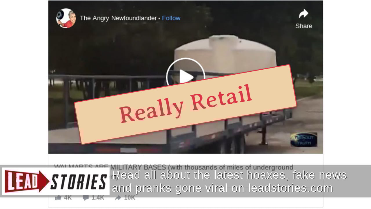 Fact Check Walmart Locations Are NOT Military Bases Interconnected By