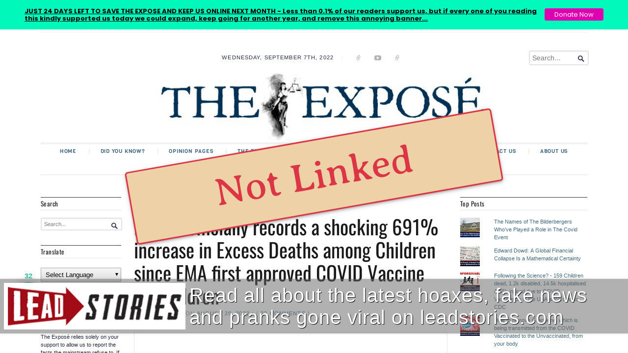 Fact Check: NO Proof Start Of COVID Vaccinations For Children In Europe