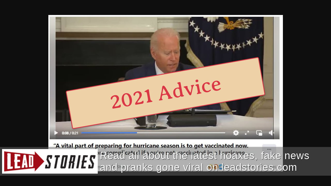 Fact Check: Joe Biden Did NOT Advise Americans To Get COVID Vaccine ...