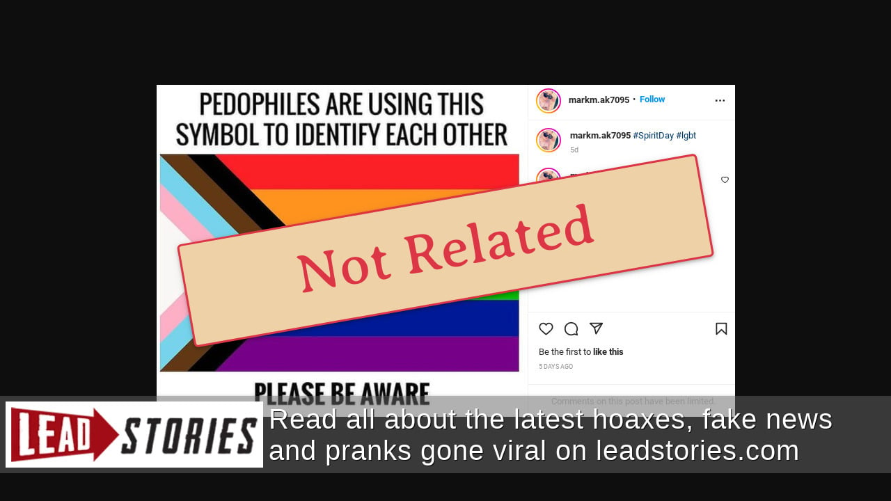 Is pedophilia on the new gay flag