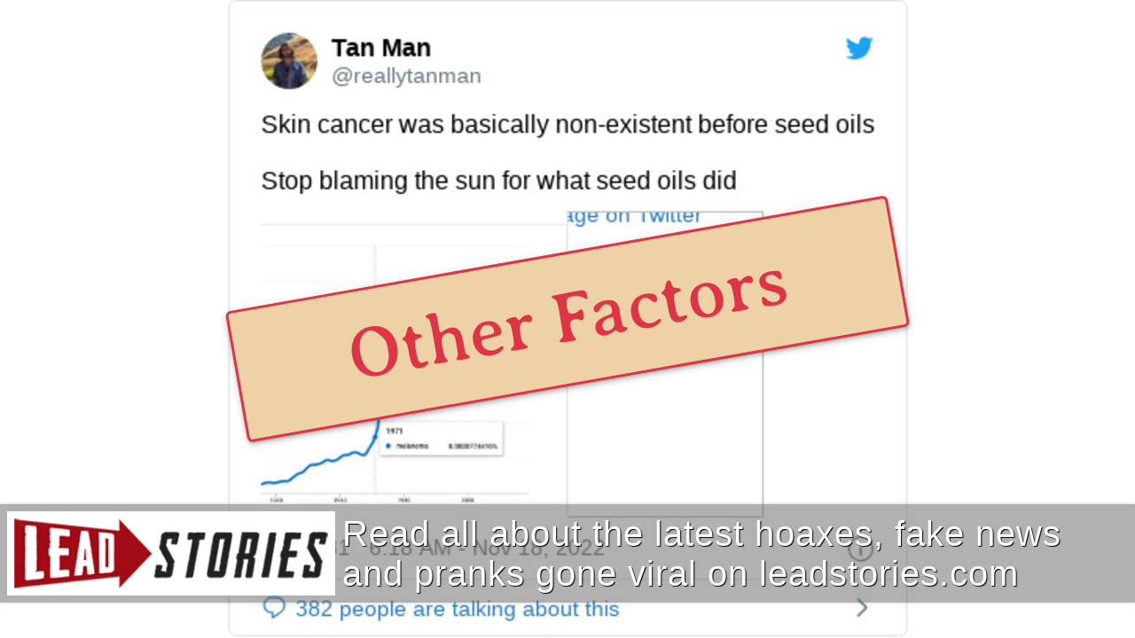 Fact Check Seed Oils Are NOT To 'Blame' For Being The Primary Risk