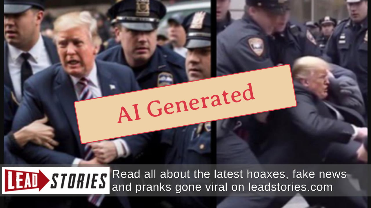 Fact Check: Images Of Trump Arrest Are NOT Real Photos But AI-Generated ...