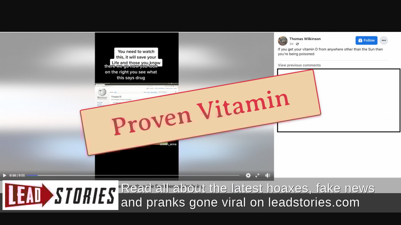 Fact Check Vitamin D Is NOT 'A Rat Poison' Lead Stories