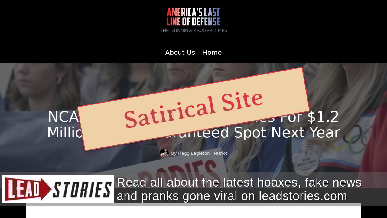 Fact Check NCAA Did NOT 'Settle With Riley Gaines For 1.2 Million