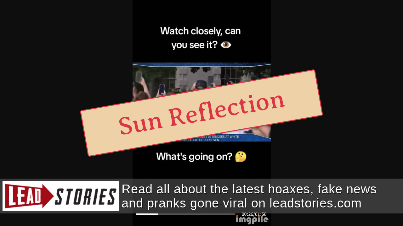 Fact Check Fourth Of July Event Attendees Did Not Have Their Phones