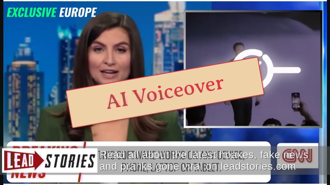 Fact Check: CNN Did NOT Announce Elon Musk Unveiled An AI-Powered
