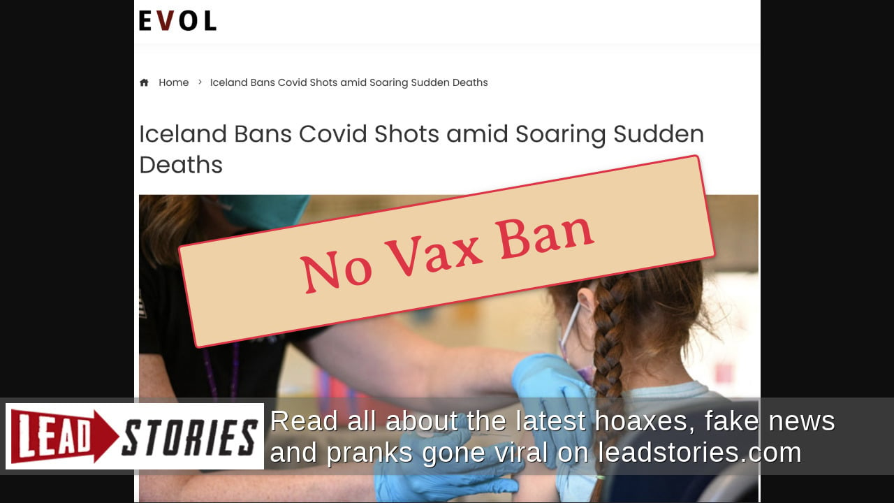 Fact Check Iceland Has NOT Banned Covid Shots As Of December 5 2023   Caption 3488752 