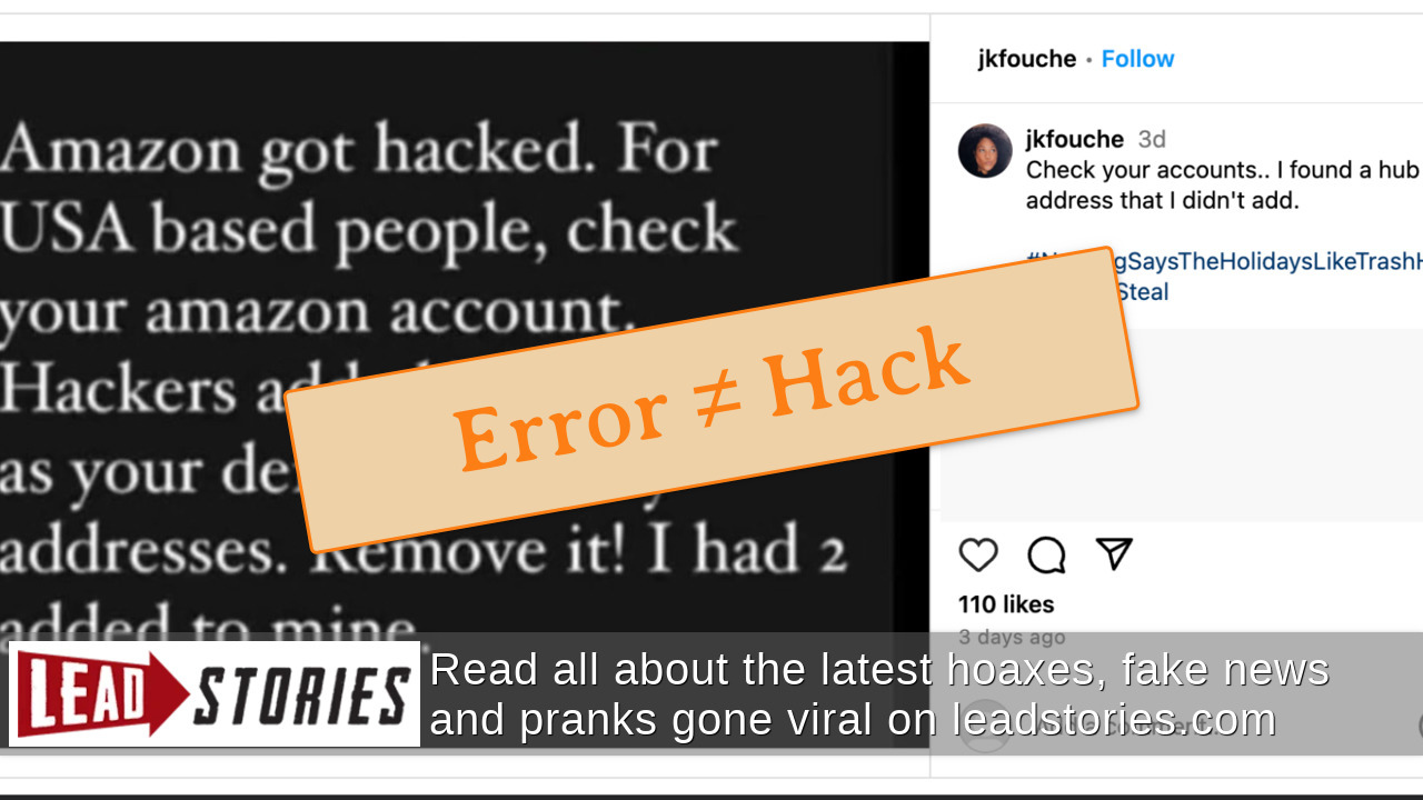 Fact Check NO Evidence Amazon Was Hacked With Hub Lockers Added As