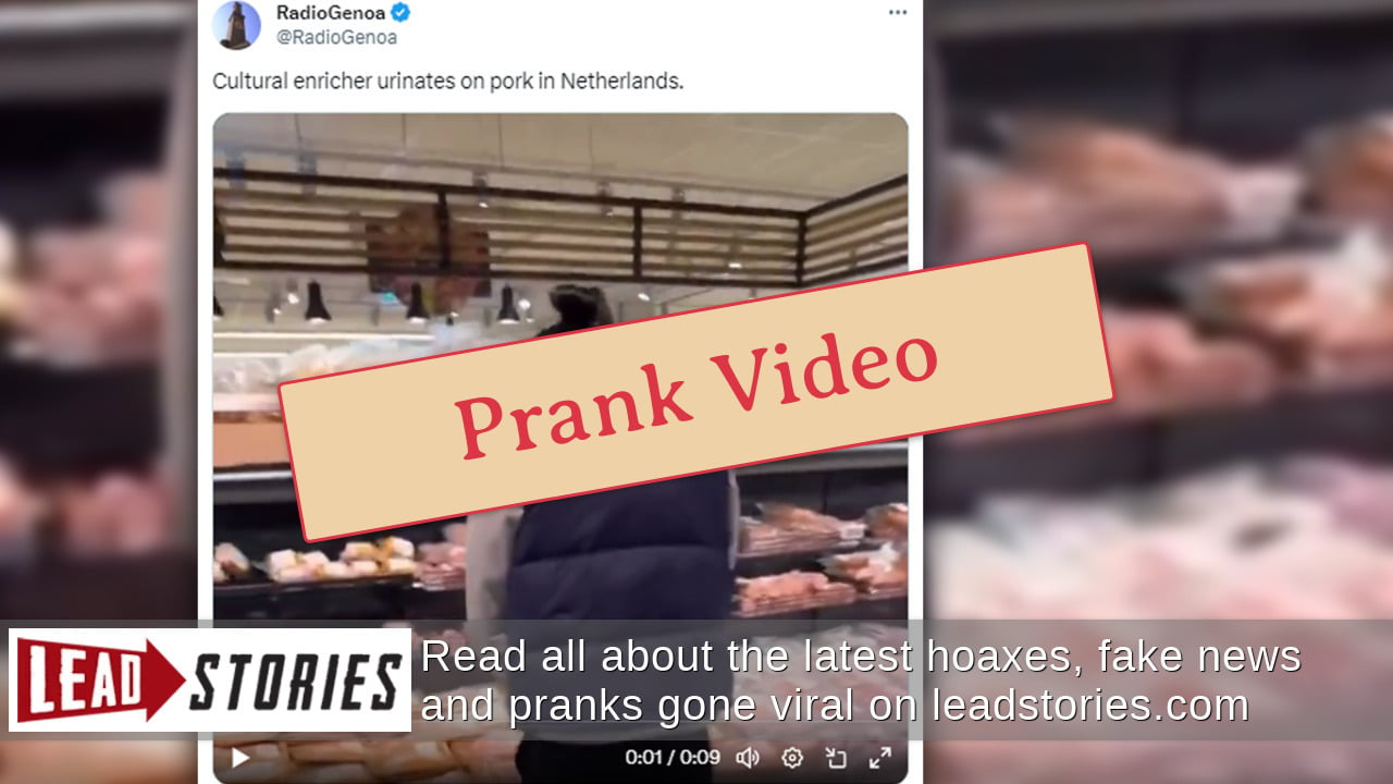 Fact Check: Video Does NOT Show Muslim Immigrant Urinating On Pork In ...