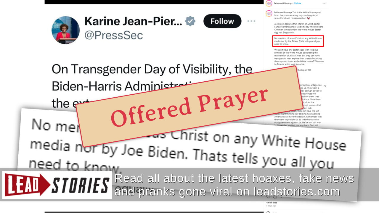 Fact Check: Biden, White House DID Mention Jesus Christ, The ...