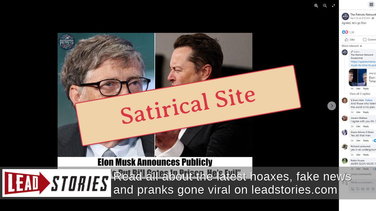 Fact Check: Elon Musk Did NOT Publicly State That Bill Gates Should Go ...