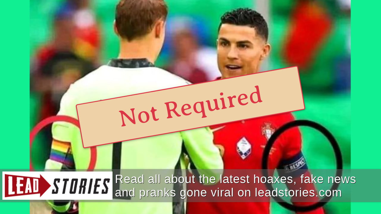 Fact Check: UEFA Did NOT Make Team Captains Wear Armband In Support Of ...