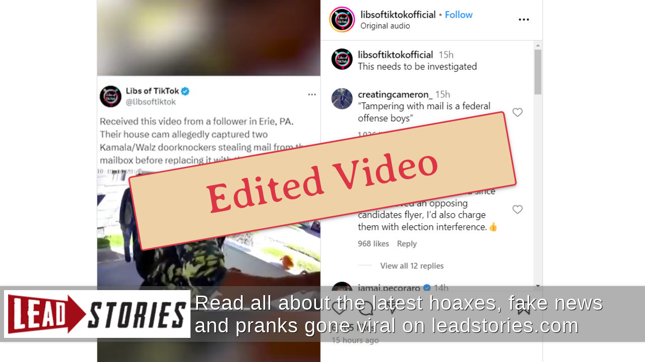 Fact Check NO Evidence Video Shows Kamala Harris Campaign Canvassers