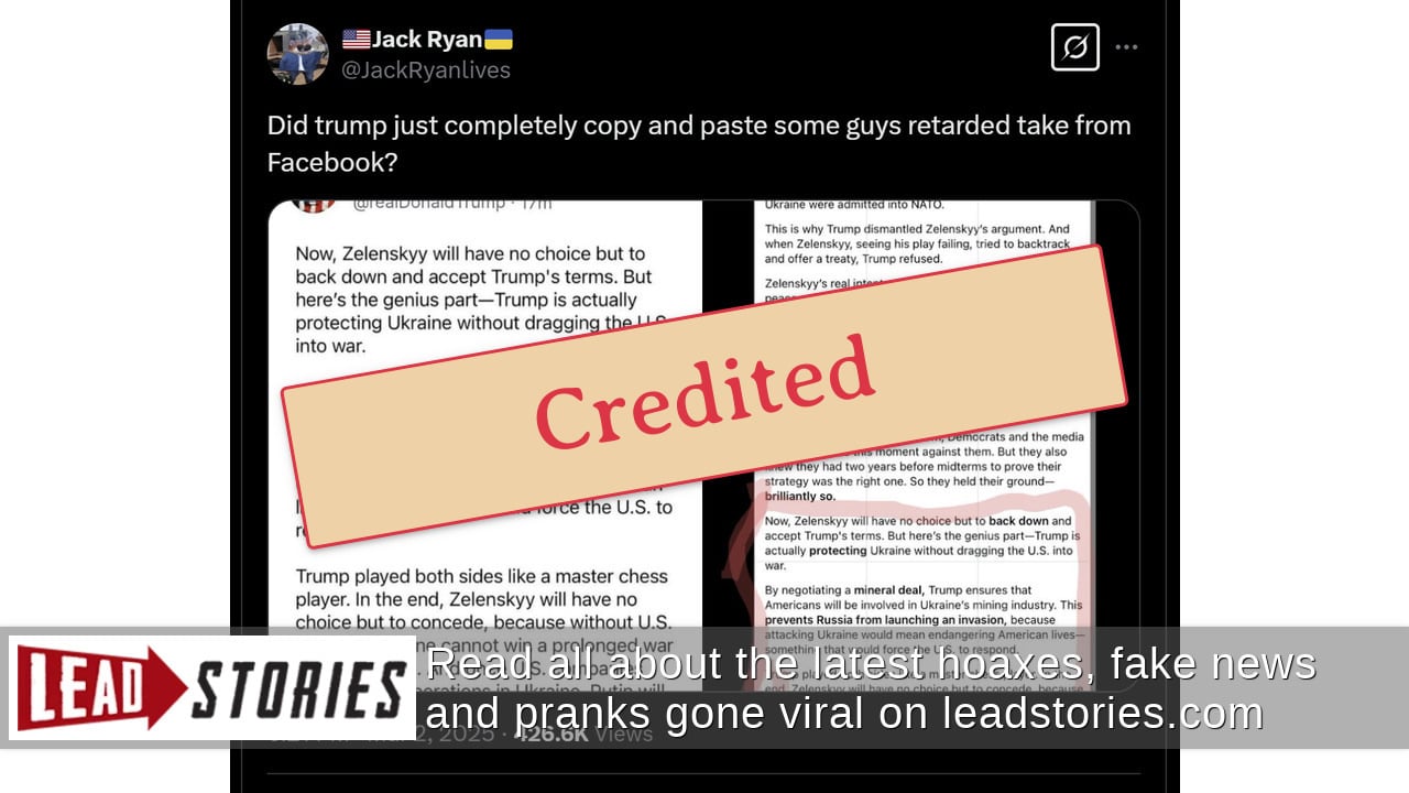 Fact Check: Trump Did NOT Just Copy and Paste A Guy's Facebook ...