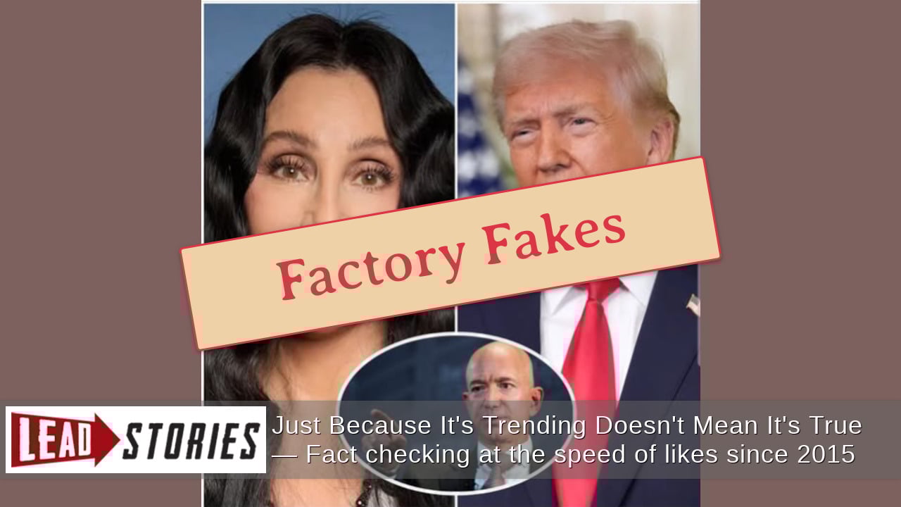 Fact Check: 'Wake up, Jeff' Messages NOT Sent To Bezos By Cher, Mahomes, Bono To Break Amazon Deals -- No Such Backlash Against Bezos' 'Quiet alignment with Trump' | Lead Stories