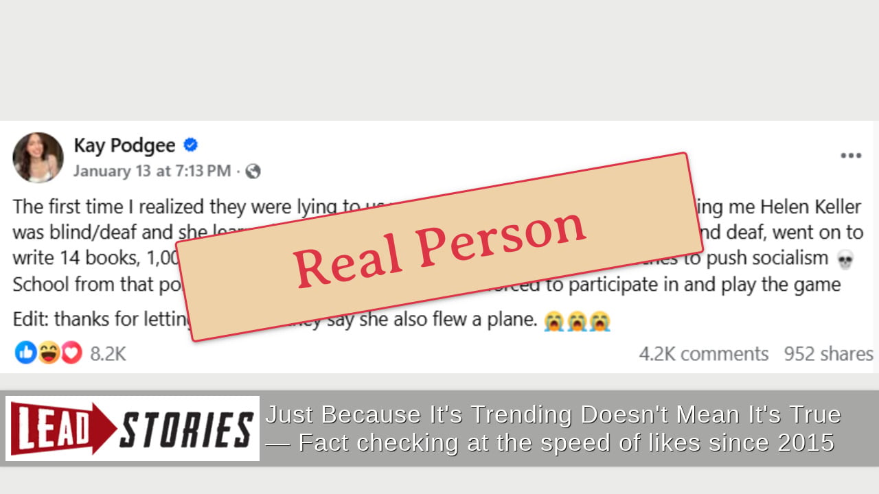 Hand Written Cheque Example Fact Check: Helen Keller's Life Achievements Were NOT Faked -- Social ...