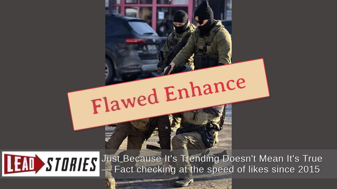 Fact Check: AI-Altered Image Of Immigration Officers' Scuffle With Alex Pretti Is NOT Provide A Reliable Picture Of The Scene -- Pulled From Blurry Video | Lead Stories