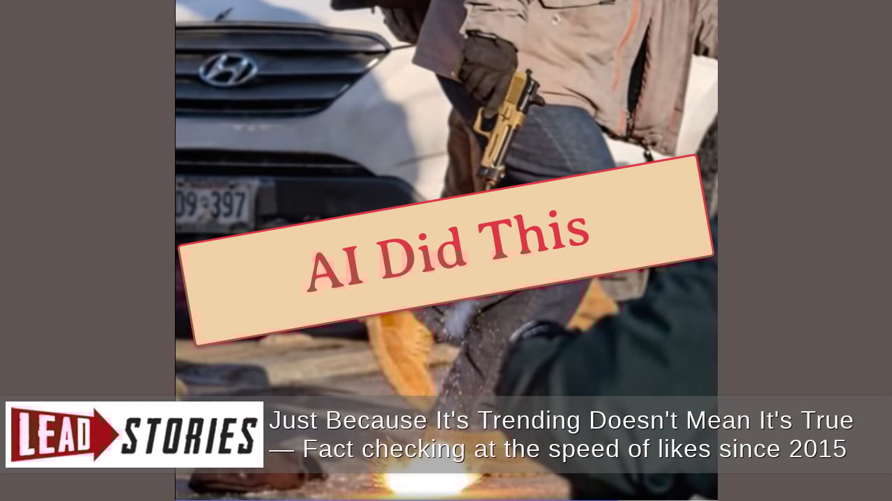 Fact Check: Video Of Alex Pretti's Gun Misfiring In ICE Agent's Hand Is NOT Just 'AI-Enhanced' -- It's 'AI-Generated' | Lead Stories