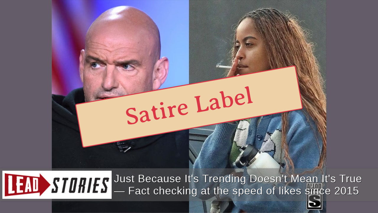 Sen. John Fetterman Did NOT Say Malia Obama Got $2.3 Million From USAID