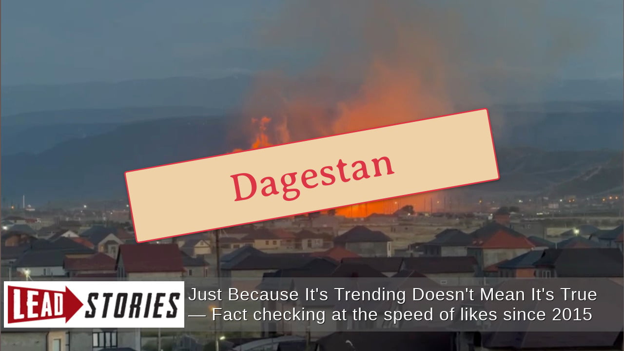 Video Of Fires Does NOT Show Belfast