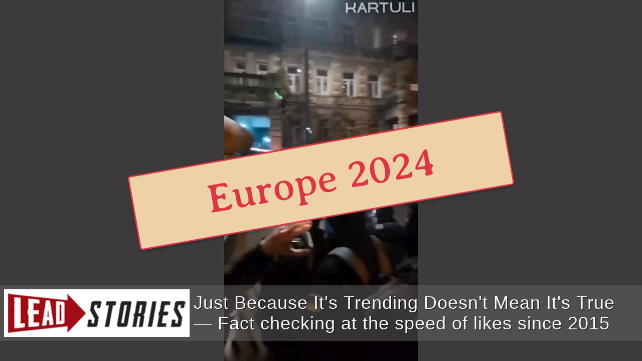 Video Does NOT Show People In New York Shooting Fireworks Along The Ground During The 2026 NBA Finals -- 2024 Protest In Georgia