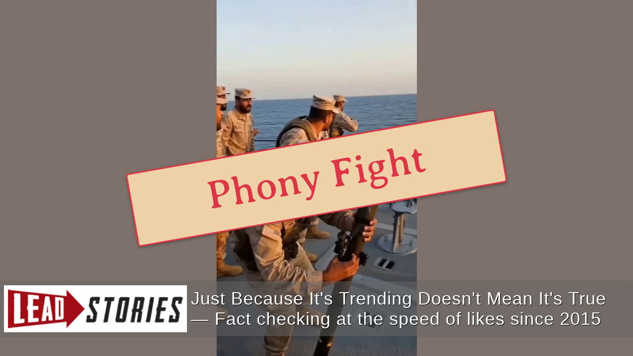 FAKE Video Does NOT Show Moment Iran Shot Down U.S. Apache Helicopter In Persian Gulf -- It Is AI-Generated