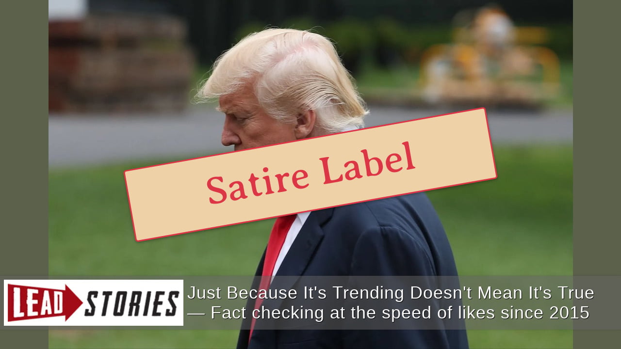 NO REPORTS About Trump Being 'Apocalyptically Angry' Over People Calling Diarrhea Outbreak 'Trumporrhea'
