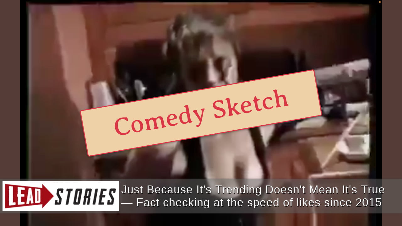 Video Is NOT From Epstein Files Showing Woman Tied Up In Kitchen -- It Is From A Comedy Film