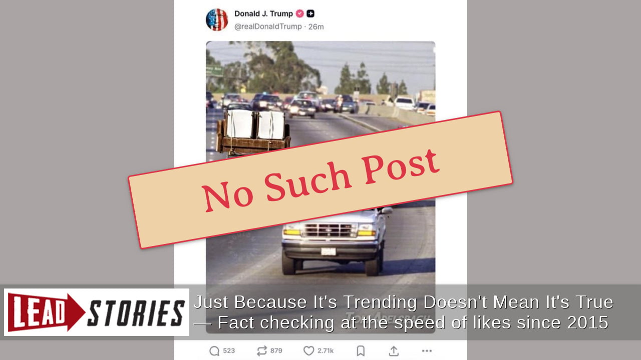Trump Did NOT Post OJ Simpson Meme With Barack Obama, Melania Trump Together