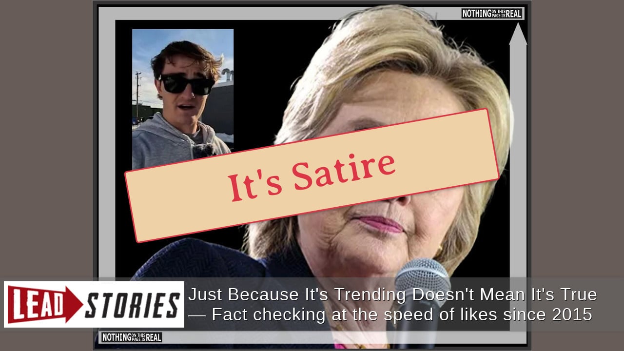 Nick Shirley Did NOT Tell Joe Rogan He Was Going To Investigate 'Clinton Body Bags' List -- It's Satire