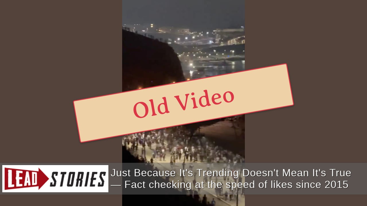 Video Does NOT Show Migrants From Morocco Trying To Cross Into Spanish Ceuta In August 2026