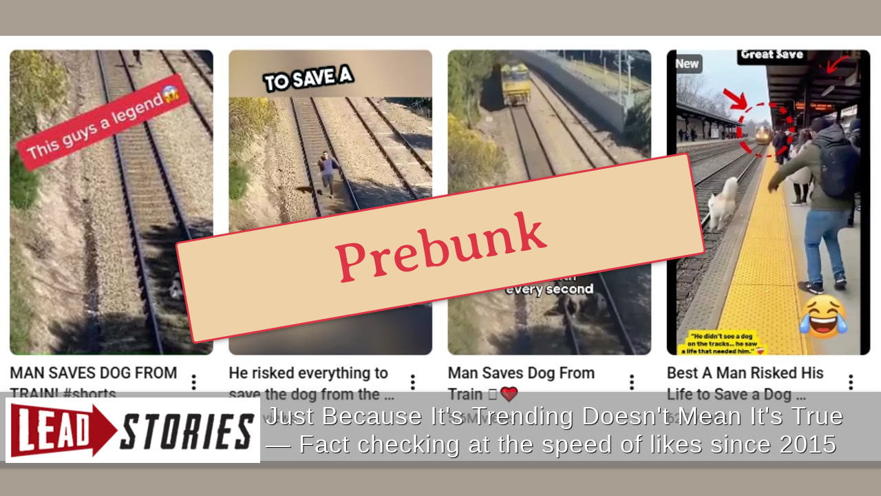 Prebunk: Videos Of Rescued Dogs Don't Track With Reality -- Train Not To Fall For Clickbait