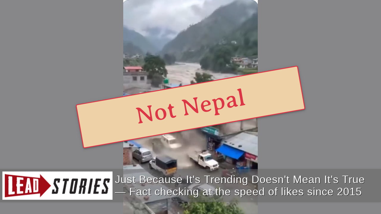 FAKE Video Claiming To Show Nepal Flooding Is AI-Generated