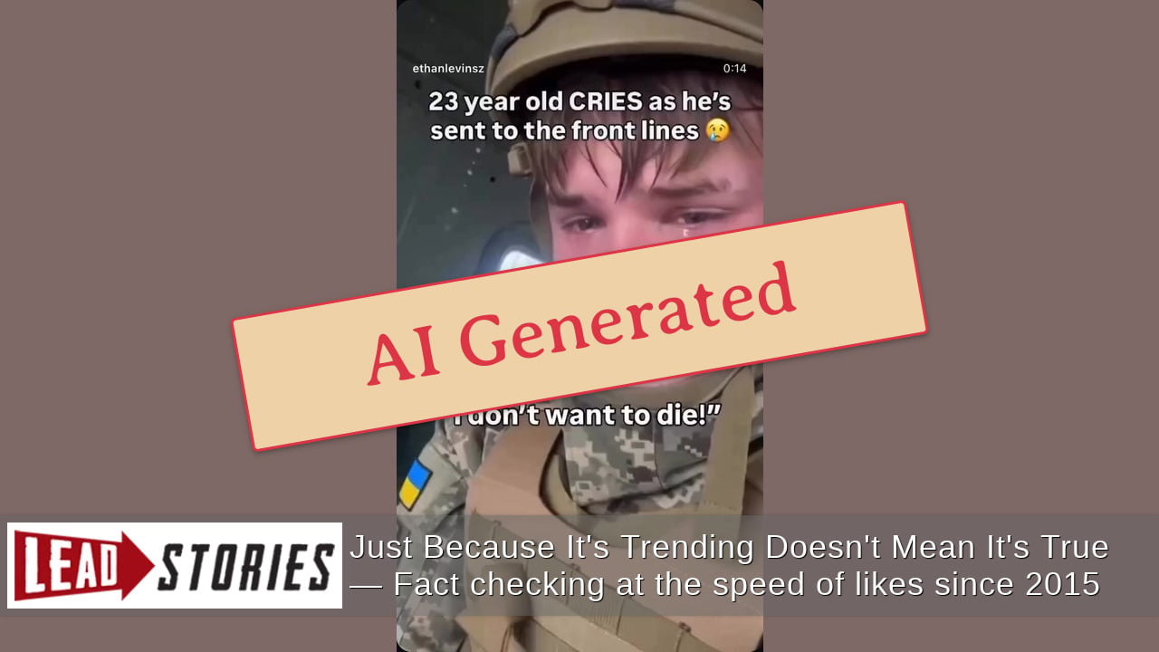 Video Does NOT Show Real Ukrainian Soldier Crying And Begging For Help On The Way To Front Lines