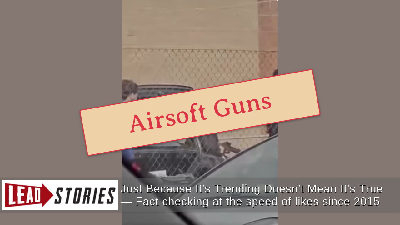 Video Does NOT Show Men Handling Real Guns Outside Dublin Mosque -- Police Say They Were Airsoft Replicas