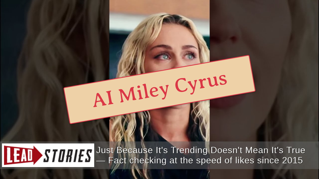 FAKE Video Of Miley Cyrus Saying Dolly Parton Left Her Entire Fortune To Her Is AI-Generated