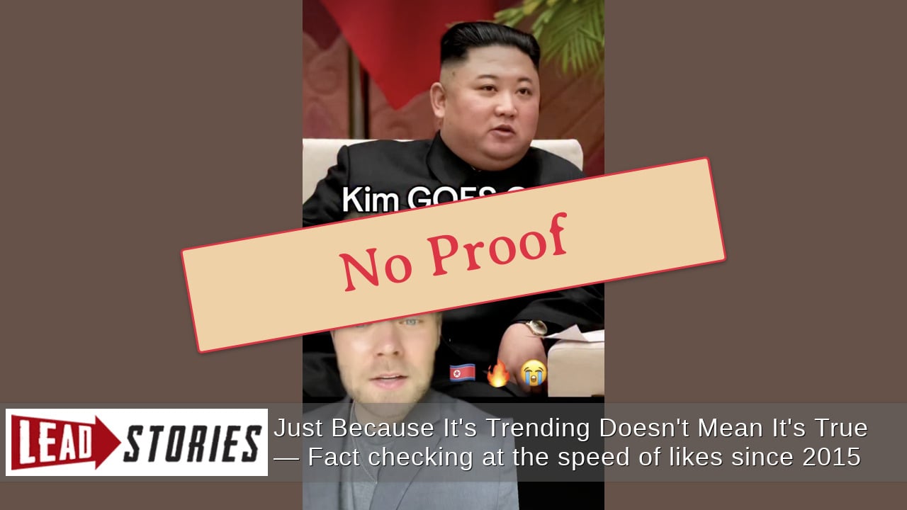 Fact Check: NO Evidence Kim Jong Un Called For Benjamin Netanyahu Arrest | Lead Stories