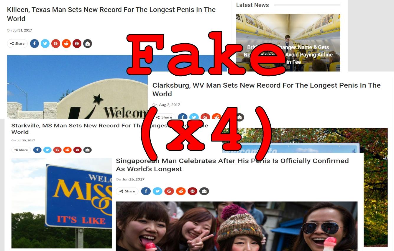 Fake News No Four New Records For Longest Penis In The World Lead 6986