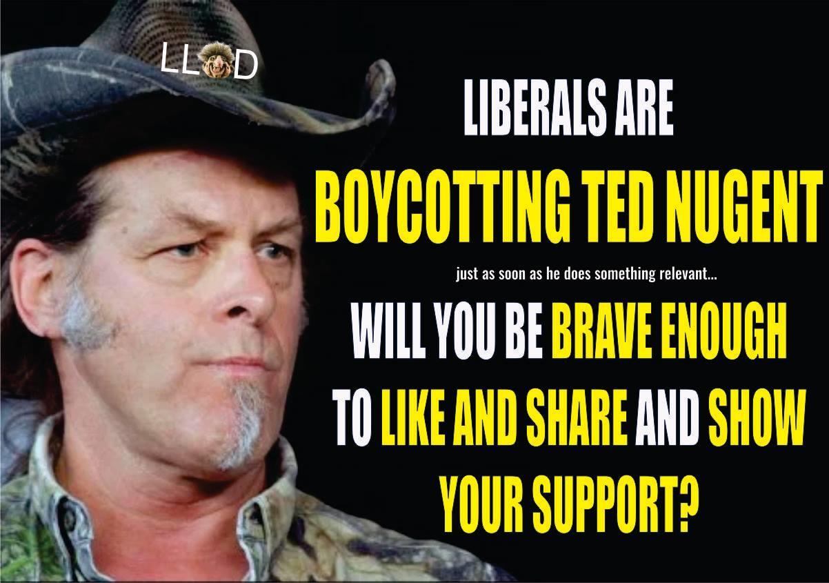 Fake News Ted Nugent Did NOT Declare Bankruptcy After Boycott
